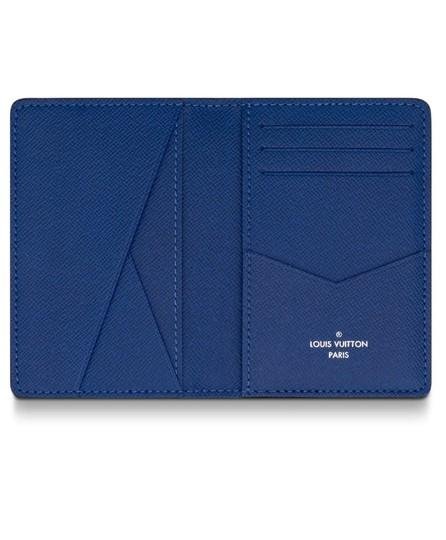 Louis Vuitton Pocket Organiser Taiga Monogram Cobalt | AlmaBagz - Image 2
