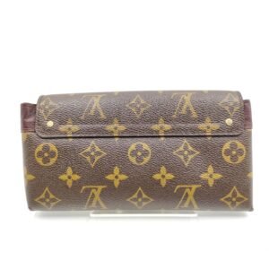Louis Vuitton Brown Monogram Long Wallet | AlmaBagz