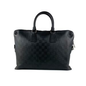 Louis Vuitton Black Damier Infini Business Tote | AlmaBagz