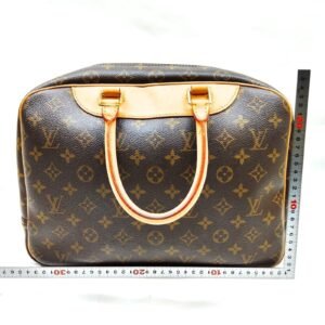 Louis Vuitton Deauville Brown Monogram Hand Bag | AlmaBagz