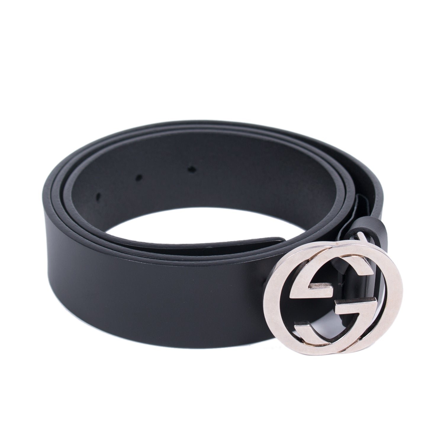 Gucci GG Interlocking Leather Belt | AlmaBagz