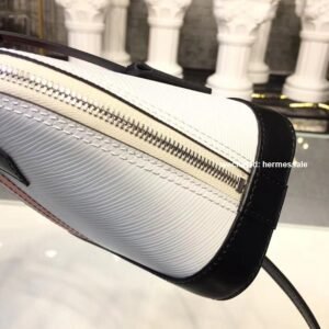 Louis Vuitton Alma BB Epi Leather Two-Tone White | AlmaBagz