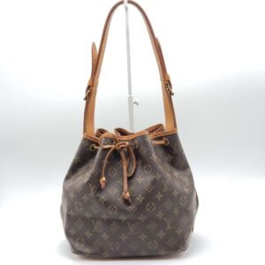 LOUIS VUITTON MONOGRAM PETIT NOE DRAWSTRING BAG | AlmaBagz