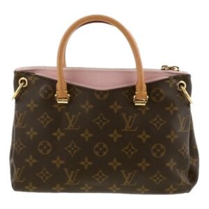 Louis Vuitton Pallas BB Damier Pink Coated Canvas Satchel Bag with Strap | AlmaBagz