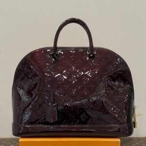 Louis Vuitton - Sac Alma cuir empreintes verni | AlmaBagz