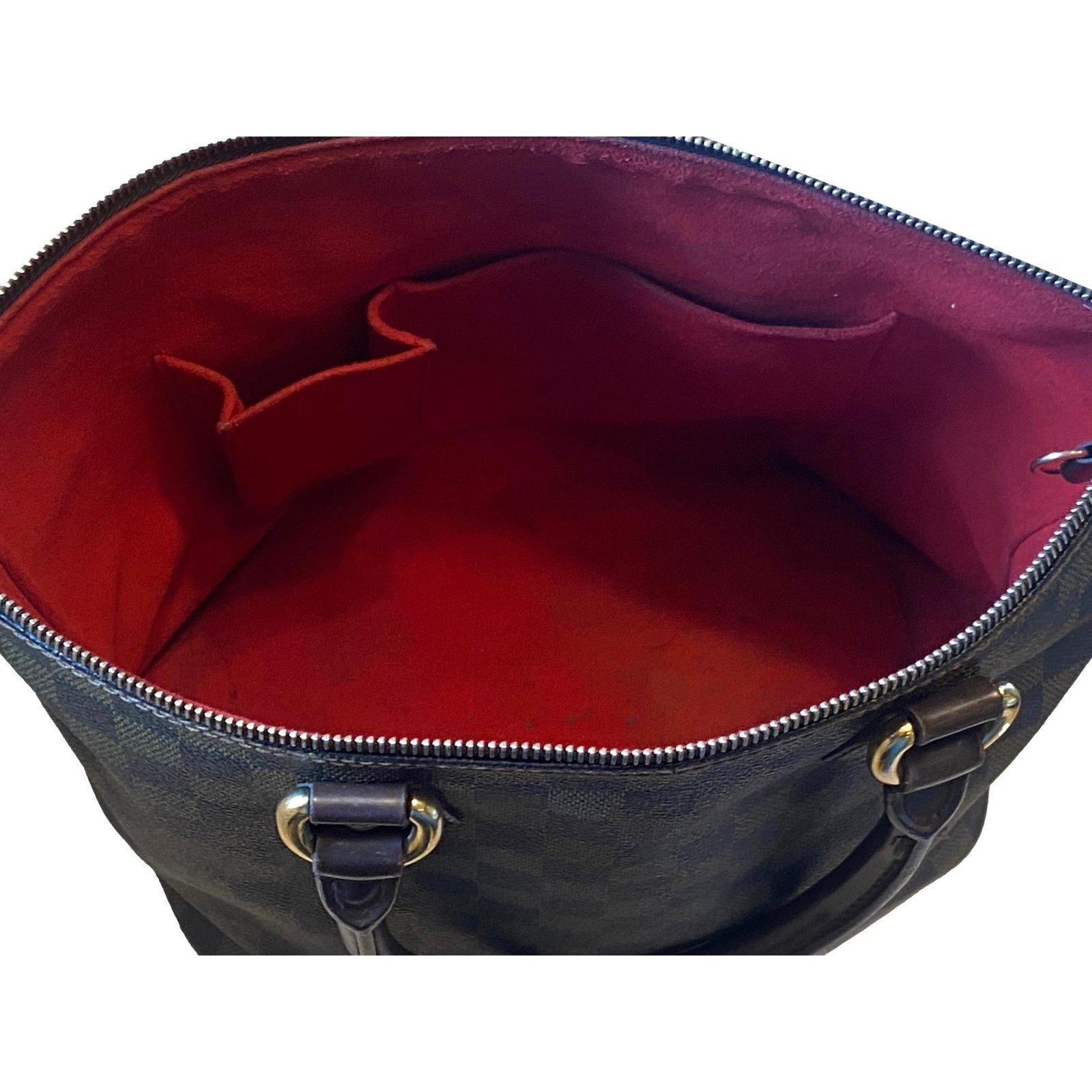 Louis Vuitton Saleya Damier PM Brown Coated Canvas Tote | AlmaBagz - Image 11