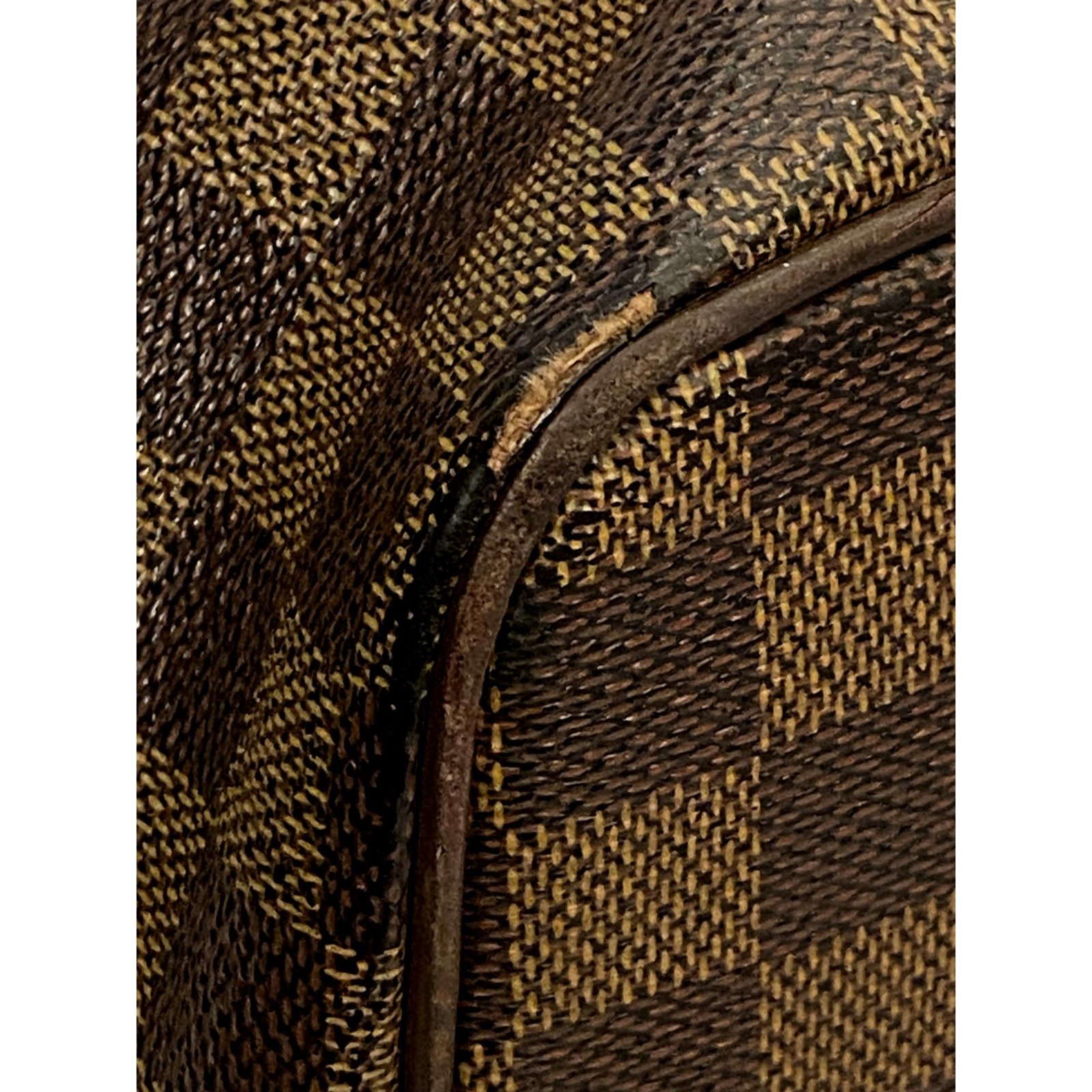 Louis Vuitton Saleya Damier PM Brown Coated Canvas Tote | AlmaBagz - Image 3