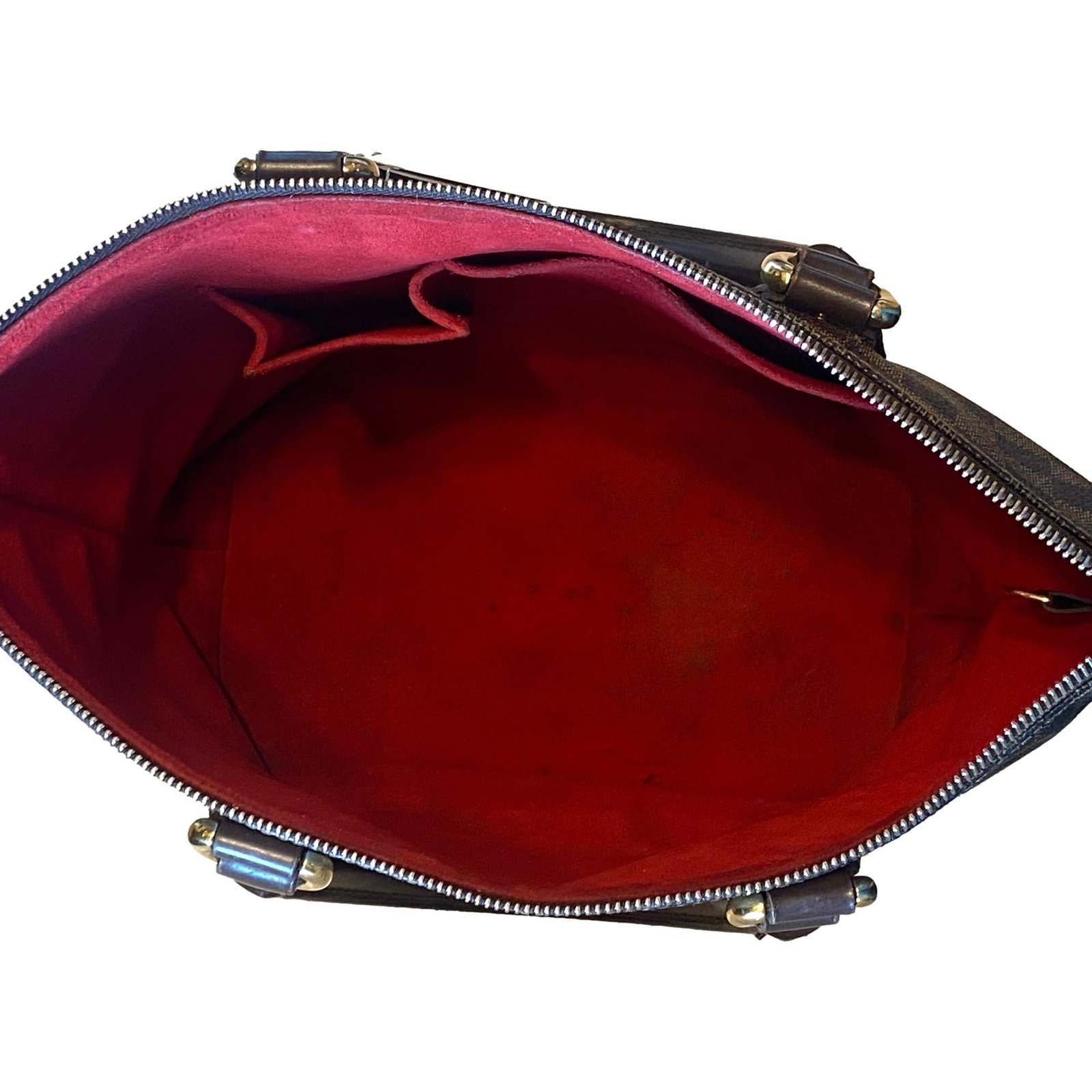 Louis Vuitton Saleya Damier PM Brown Coated Canvas Tote | AlmaBagz - Image 13