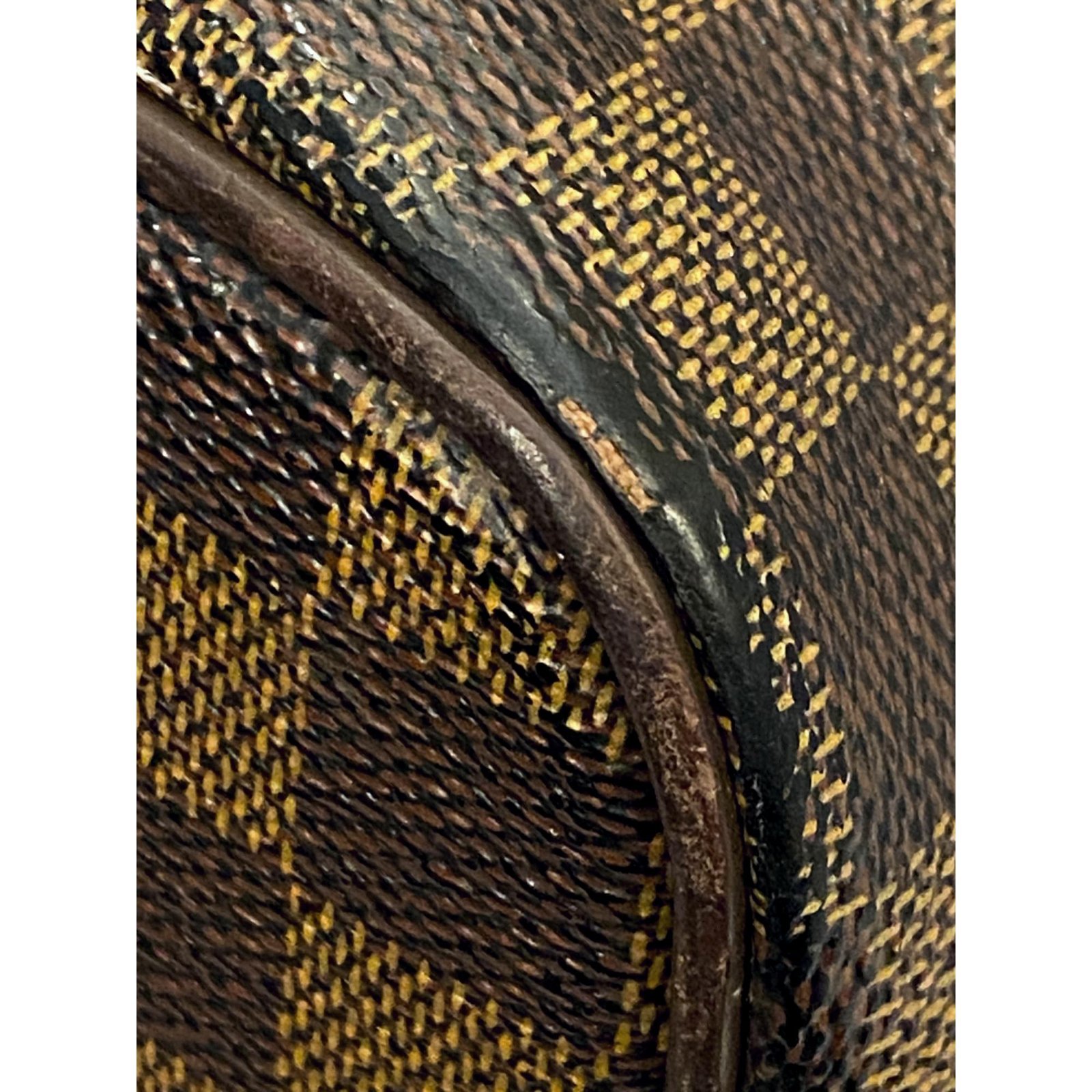 Louis Vuitton Saleya Damier PM Brown Coated Canvas Tote | AlmaBagz - Image 4