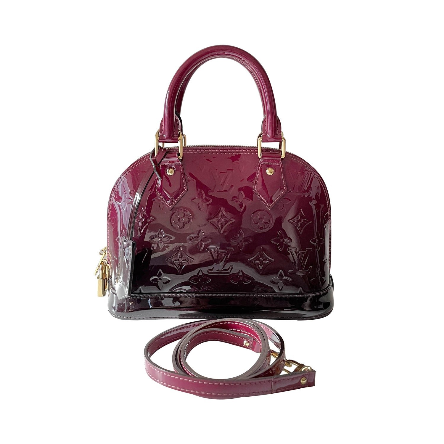 Louis Vuitton Monogram Vernis Leather Alma BB | AlmaBagz