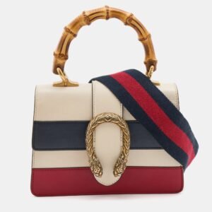 Gucci Multicolor Leather Mini Dionysus Bamboo Top Handle Bag | AlmaBagz
