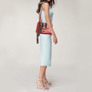 Gucci Red Leather Sylvie Shoulder Bag | AlmaBagz