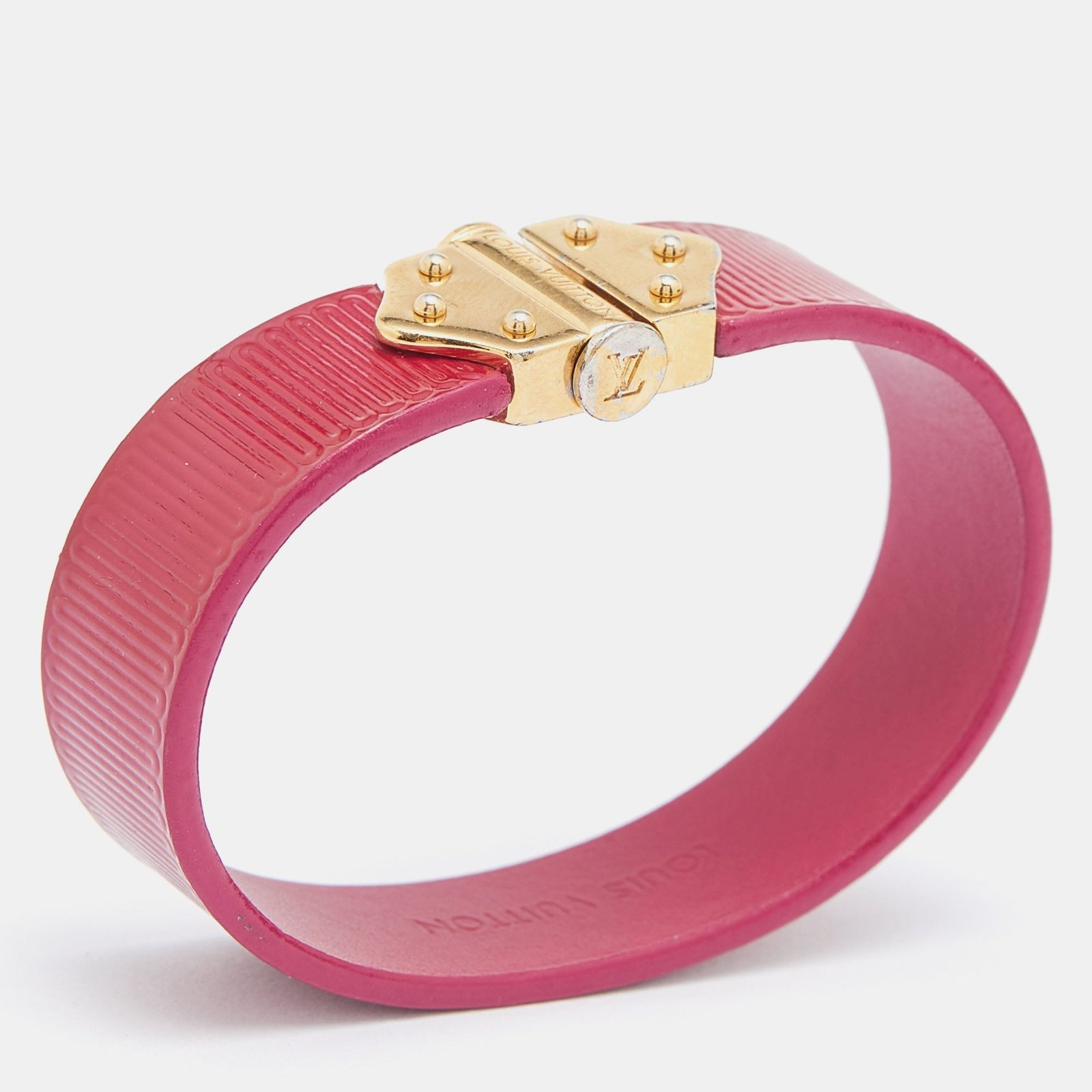 LOUIS VUITTON Indian Rose Epi Leather Spirit Bracelet | AlmaBagz
