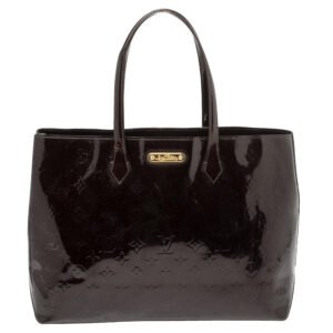 Louis Vuitton Amarante Monogram Vernis Wilshire MM Bag | AlmaBagz