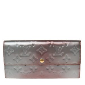 Louis Vuitton Givre Monogram Vernis Sarah Wallet | AlmaBagz