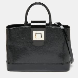 Louis Vuitton Black Electric Epi Leather Mirabeau GM Bag | AlmaBagz