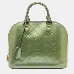 Louis Vuitton Givre Monogram Vernis Leather Alma PM Bag | AlmaBagz
