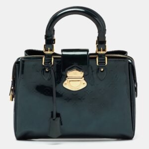 Louis Vuitton Blue Nuit Monogram Vernis Melrose Avenue Bag | AlmaBagz