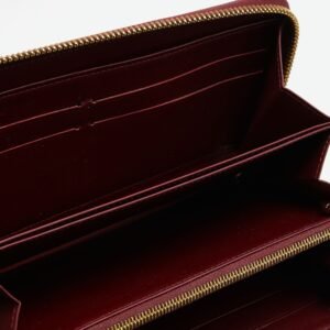 LOUIS VUITTON Griotte Monogram Vernis Zippy Wallet | AlmaBagz