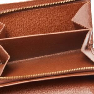 LOUIS VUITTON Monogram Canvas Porte Monnaie Tresor Wallet | AlmaBagz