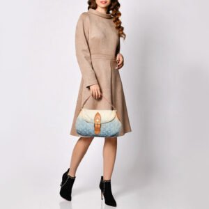 LOUIS VUITTON Blue Monogram Denim and Leather Limited Edition Sunshine Bag | AlmaBagz