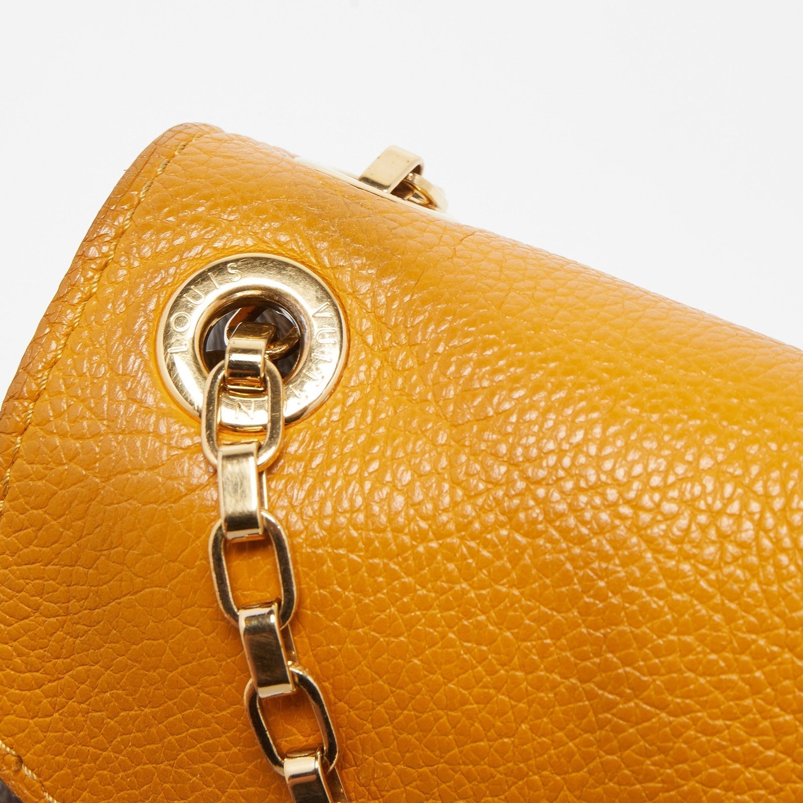 LOUIS VUITTON Safran Monogram Canvas Pallas Chain Bag | AlmaBagz - Image 4