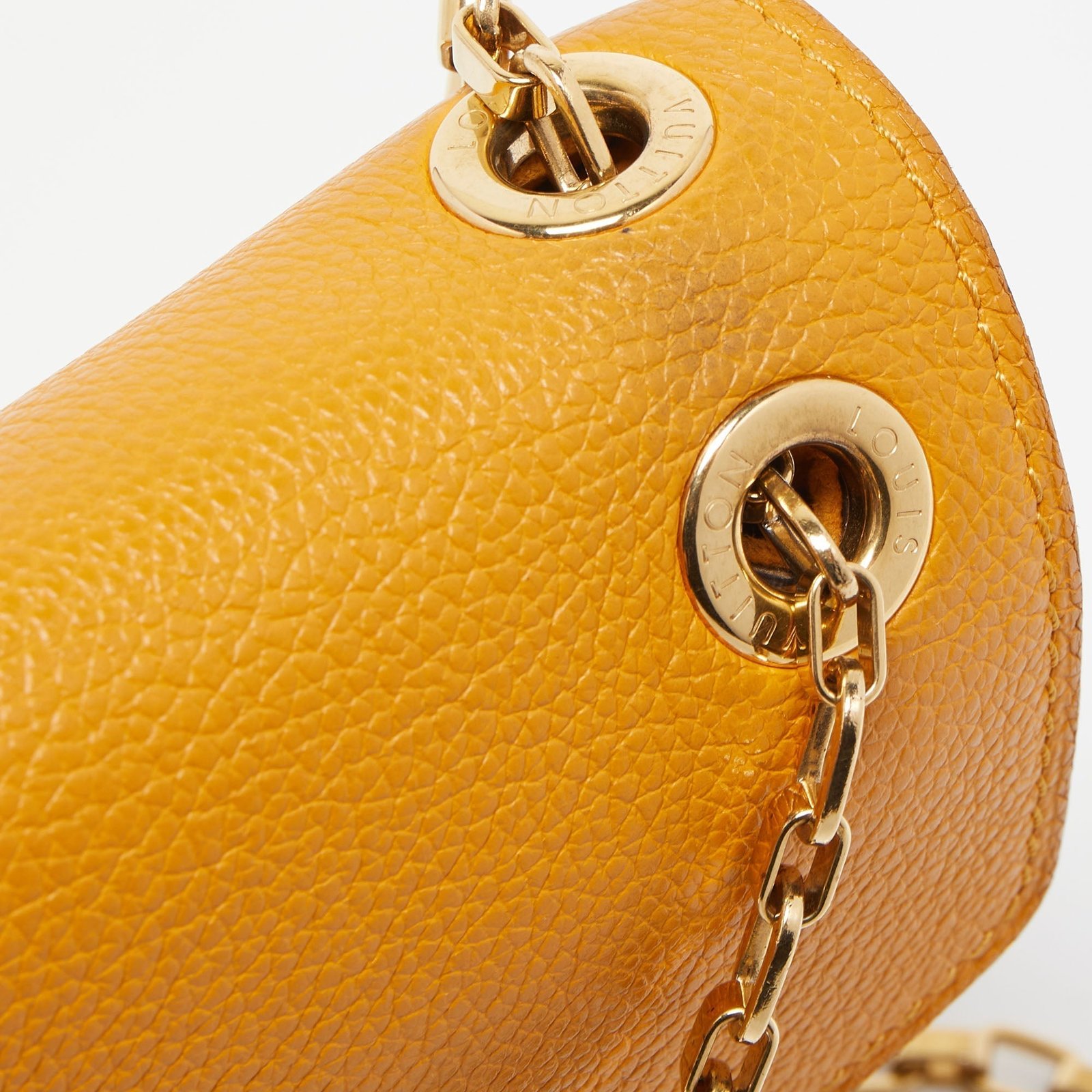 LOUIS VUITTON Safran Monogram Canvas Pallas Chain Bag | AlmaBagz - Image 5