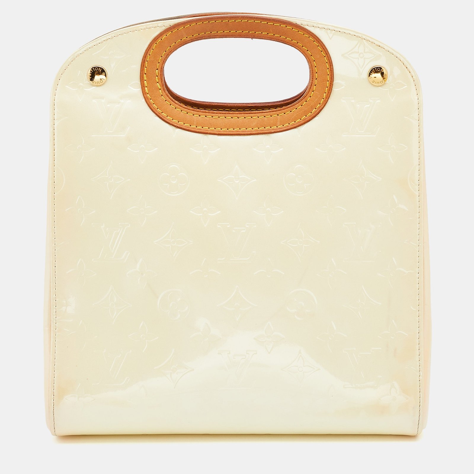 LOUIS VUITTON Perle Monogram Vernis Maple Drive Bag | AlmaBagz - Image 8