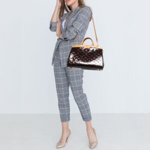 LOUIS VUITTON Amarante Monogram Vernis Brea MM Bag | AlmaBagz