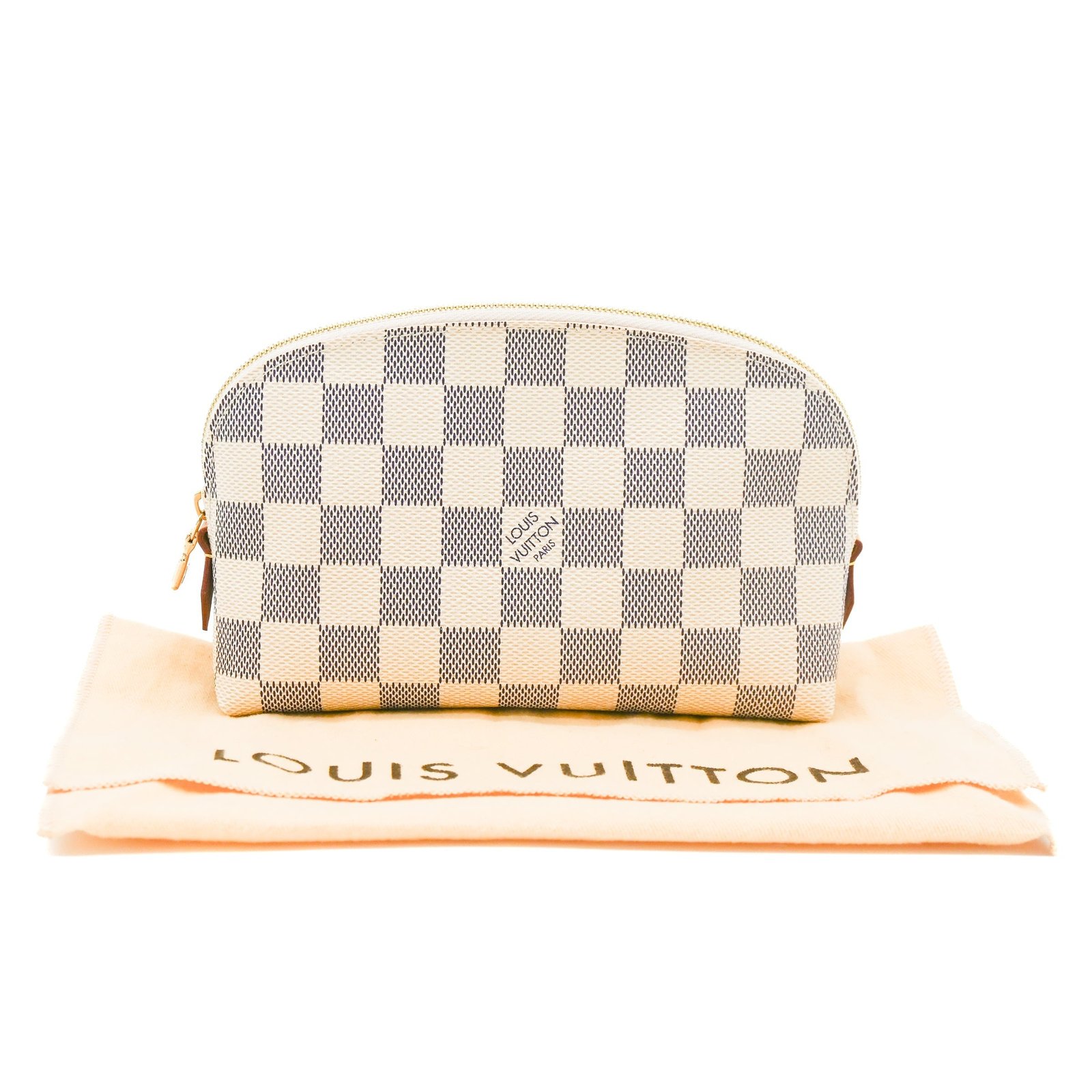 Louis Vuitton Cosmetic Pouch Damier Azur | AlmaBagz