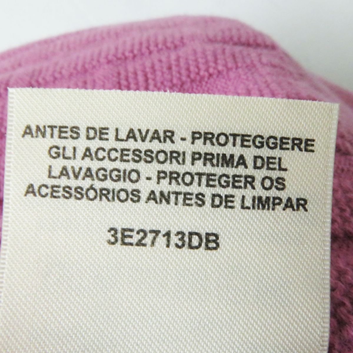 HERMES knit Main: 100% virgin wool Purple pink type Women 38 Used | AlmaBagz - Image 8