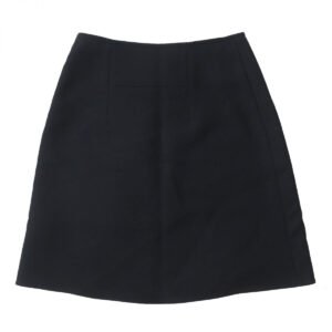 HERMES skirt Outer material: 99% wool, Outer material: 1% polyamide (nylon) black Women 34 Used | AlmaBagz