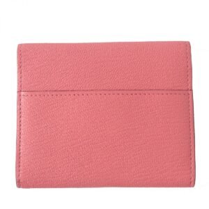 HERMES name card holder Main: Chevre Rose Extreme x Silver Metal Women Used | AlmaBagz