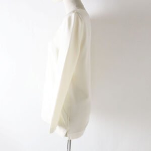 HERMES knit Main: 100% silk, part: 8% nylon, part: 2% polyurethane, part: 100% polyester White type Women 34 Used | AlmaBagz
