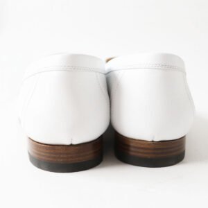HERMES loafers Main: Leather White x Beige x Silver Metal Women 36 Used | AlmaBagz
