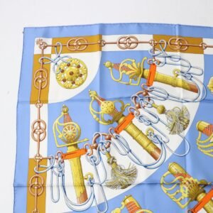 HERMES scarf silk Image reference Carre90 | AlmaBagz