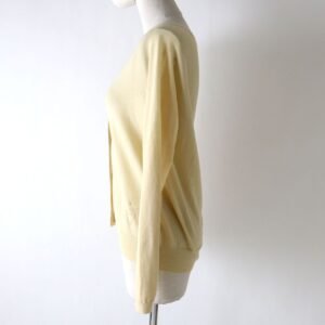 HERMES knit cashmere light beige 38 | AlmaBagz