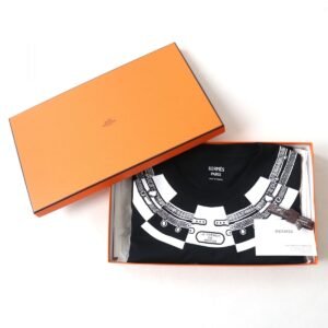 HERMES one piece Main: 100% cotton Black x white LE TRESOR DE MEDOR Women 36 Used | AlmaBagz