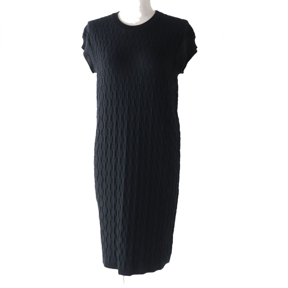HERMES knit Main: 50% silk, Main: 41% cashmere, Main: 7% nylon, Main: 2% polyurethane black Women 36 Used | AlmaBagz - Image 9