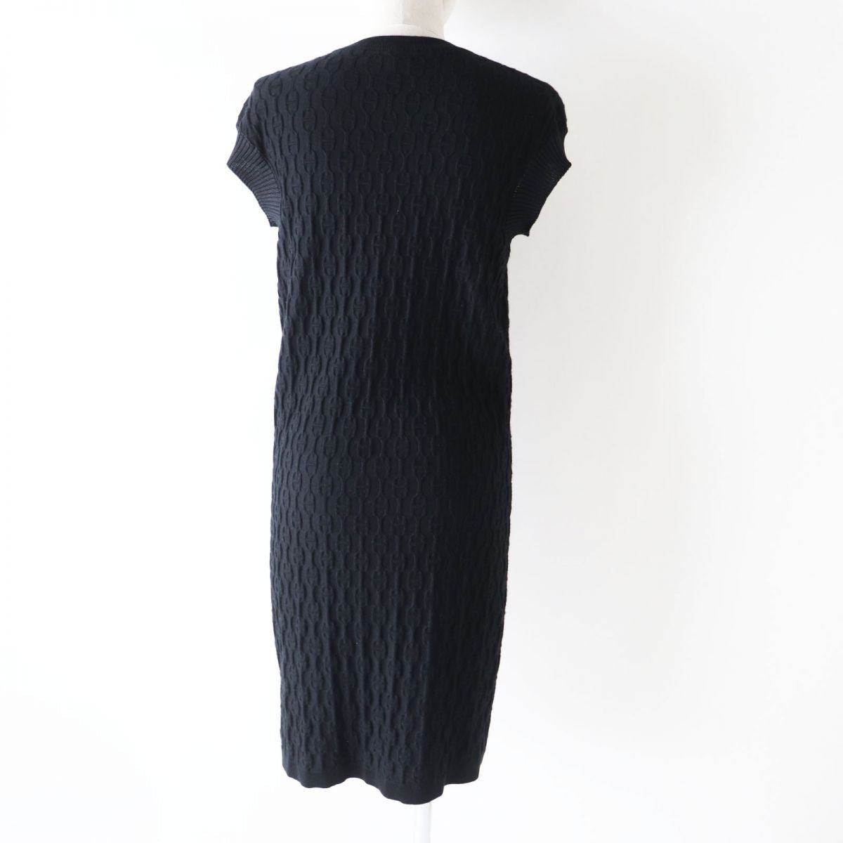 HERMES knit Main: 50% silk, Main: 41% cashmere, Main: 7% nylon, Main: 2% polyurethane black Women 36 Used | AlmaBagz - Image 2