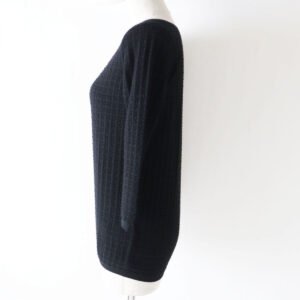 HERMES knit Image reference black Women 34 Used | AlmaBagz
