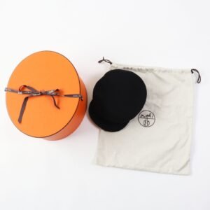 HERMES Casquette ー black Deauville Deauville | AlmaBagz