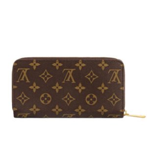 LOUIS VUITTON Long Wallet Purse M42616 Monogram canvas Brown Zip Around Monogram Zippy wallet unisex(Unisex) Used | AlmaBagz