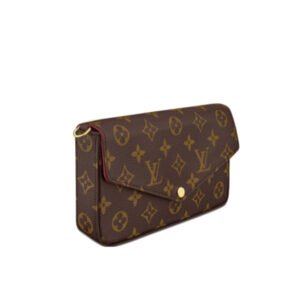 LOUIS VUITTON Shoulder Bag M61276 Monogram canvas, leather Brown ChainShoulder strap Pochette Felice | AlmaBagz