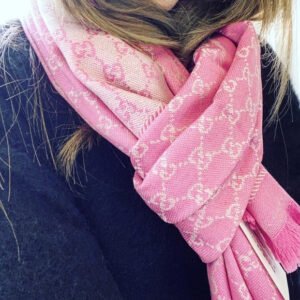 GUCCI Wool GG Jacquard Scarf | AlmaBagz