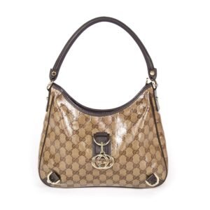Gucci GG Patent Hobo | AlmaBagz