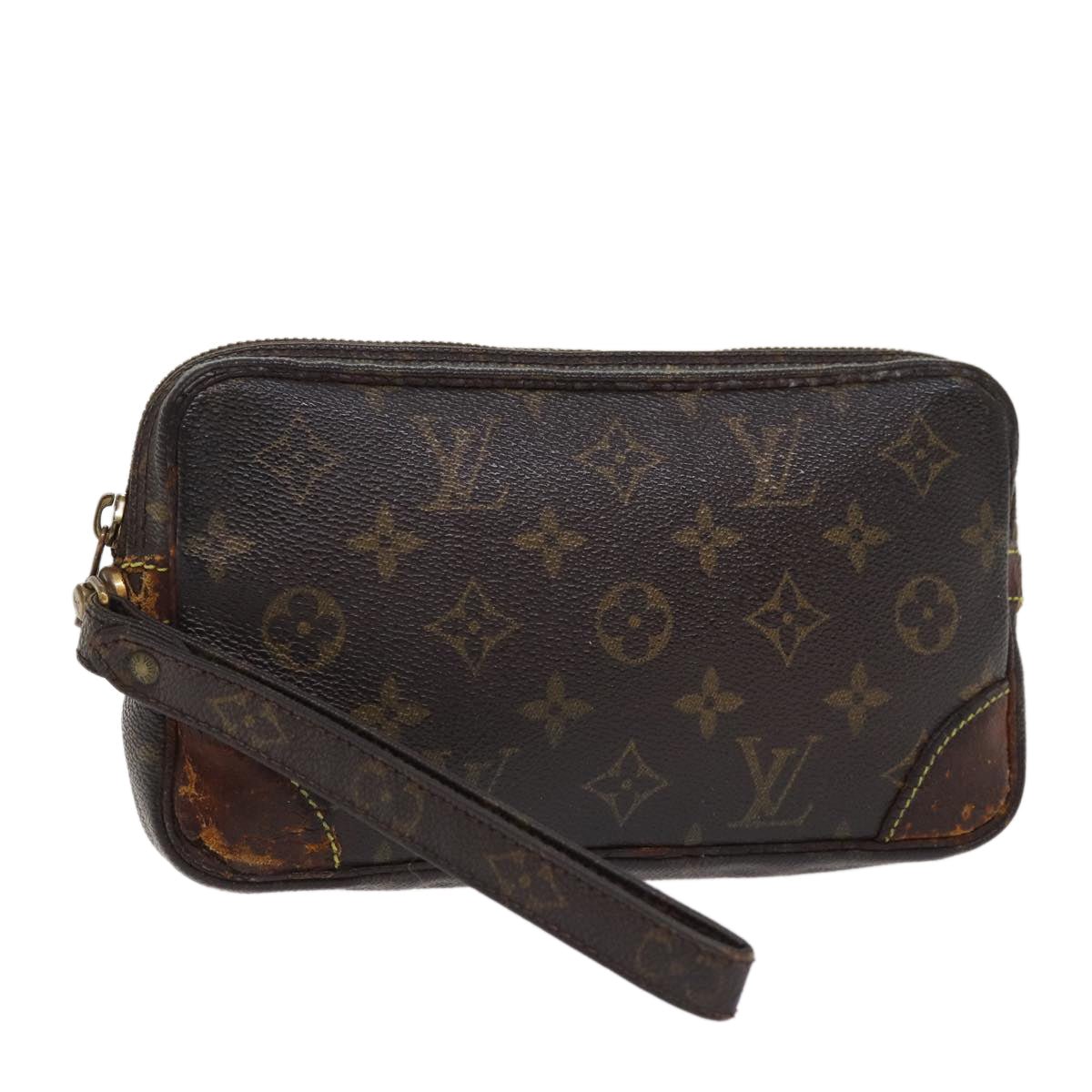 LOUIS VUITTON Monogram Marly Dragonne PM Clutch Bag M51827 LV Auth mr411 | AlmaBagz