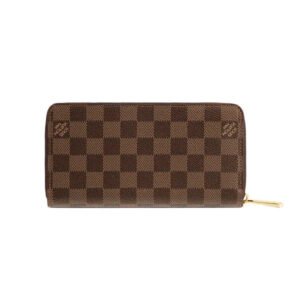 LOUIS VUITTON Long Wallet Purse N41661 Damier canvas Brown Zip Around Damier Zippy wallet mens(Unisex) Used | AlmaBagz