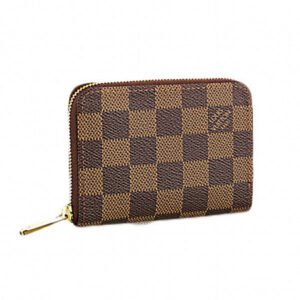 LOUIS VUITTON Coin case N63070 Damier canvas Brown Damier Zippy Coin Perth | AlmaBagz