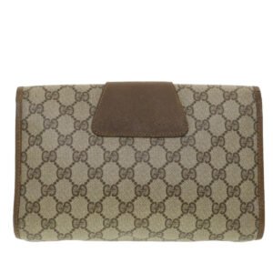 GUCCI GG Canvas Web Sherry Line Clutch Bag Beige Green Red 89.01.030 ny214 | AlmaBagz